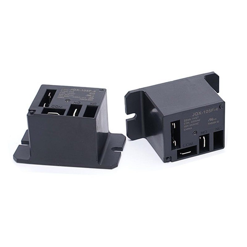 2 Pcs HF105F-4-220A-1HST 4 Pins Relay Compatible JQX-105F-4-220V-1HST 220VAC 30A