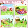 KNASON Rabbit and Hamster Sensory Bin,Play Sand Kit for Girls