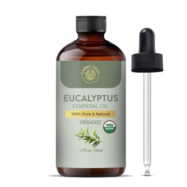 Carno Calm Eucalyptus Essential Oil | 100% Pure & Natural | Ideal for Aromatherapy Skin Home Diffusers Baths & Steam Rooms, | 1.7 fl. Oz