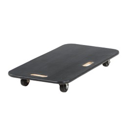 Vestil FWD-1836-3R Fiber Wood Dolly with Rubber Casters 45 In. x 45 In. x 39 In. 18 In. x 36 In. 700 Lb. Capacity Black