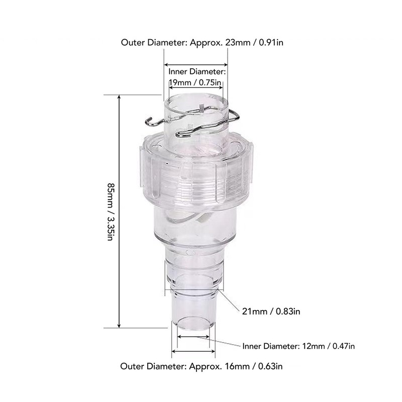 Condensate Drain Pipe Check Valve, Central AC Line Check Valve.