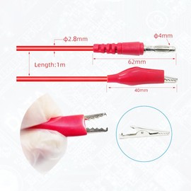 20PCS Back Probe Kit, Multimeter Test Leads with Banana Plug to Alligator Clip for Electrical Testing Automotive Diagnostic