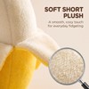 Yellow Peeling Banana Decoration, Birthday Gift PP Cotton Peeling Banana