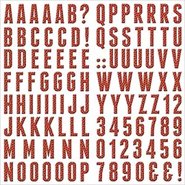 We R Memory Keepers Game Day Layered Chipboard Alphabet