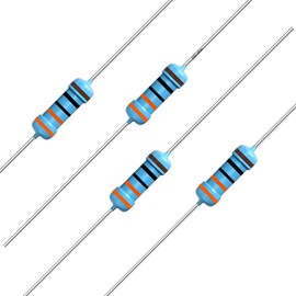 California JOS 100pcs 330 ohm Resistor 1/2w (0.5Watt) ±1% Tolerance Metal Film Fixed Resistor, Multiple Values of Resistance Optional(330 ohm, 330 R, 330 Ω)