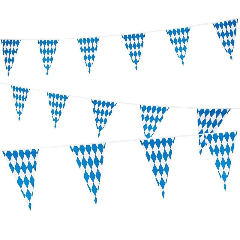Oktoberfest Pennant Banner Bavarian Flag Pennant Banner Beerfest Party Hanging