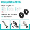 2 in Spa Hot Tub Heater Split Nut Unions Parts