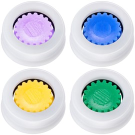 PAGOW 4 Pcs Shower Flow Restrictor, gpm 1.2-2.0, Water Saver Adapter Set for Handheld Showers, Bathroom & Toilet (0.56x0.54x0.21inch)