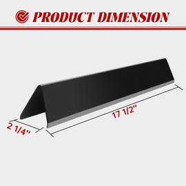 Grill Parts Replacement for Weber Genesis 300 Series, E310, S310, E320, E330, S330, EP310, EP320, EP330 Grill with Front-Mounted Control (7620+7622+62752+7524, Black)