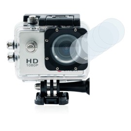 6x Screen Protector for Qumox SJ4000 Sports HD DV Action Cam Lens (housing) Protection Film - Crystal-Clear, Bubble-Free