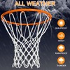 NEIJIANG Basketball Net Replacement Outdoor, Upgraded Thickening Heavy Duty, All