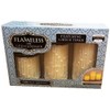 Flameless LED Candles - 3PK, 5-Hour Timer, Realistic Wick &