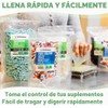 Size 3 Clear Empty Gelatin Capsules, 500 Count, Halal &