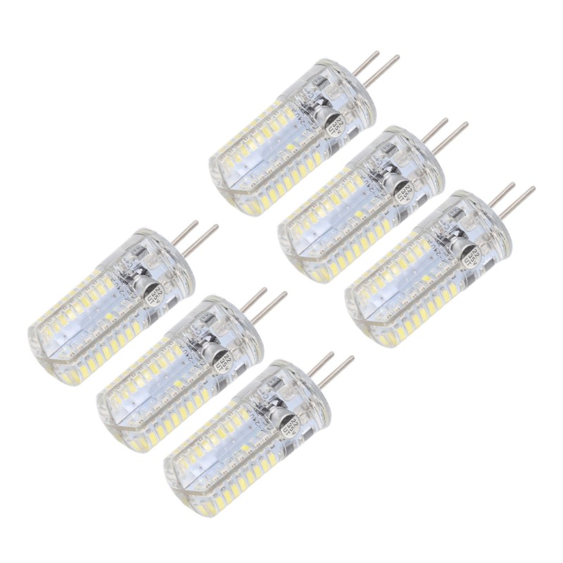 6Pcs GY6.35 LED Bulbs 5W AC 12V Warm White 2700