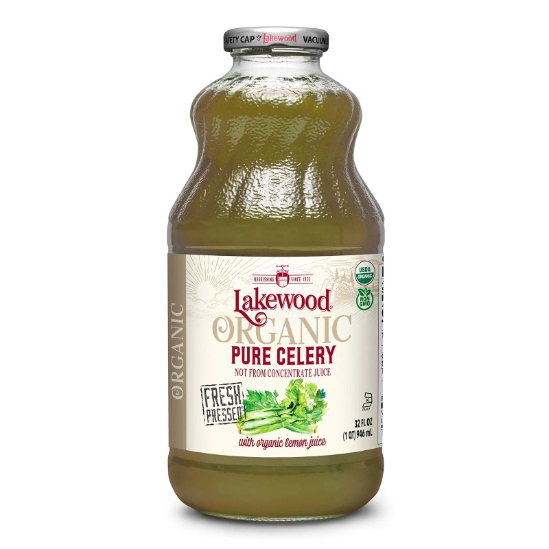 32oz Organic Celery Juice Fresh Pressed Gluten Free Non GMO