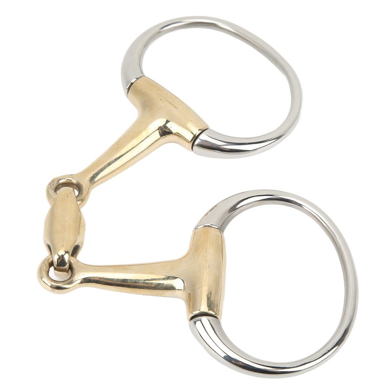 Stainless Steel Copper Horse Snaffle Bit for Riding