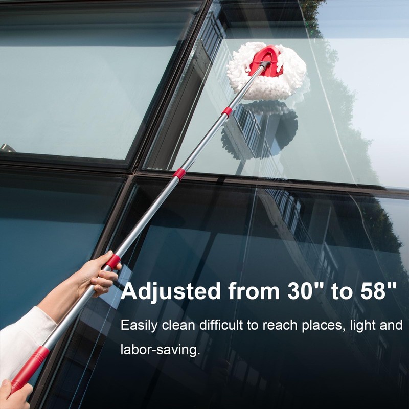 TIDYKITC Mop Replacement Handle Compatible with Ocedar Mop Head and