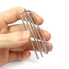 PLASTIFIC Pack of 20 Metal Curtain Hooks Pinch Pleat Header