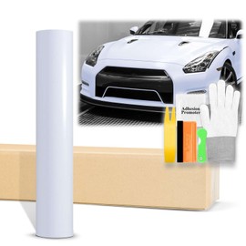 24"x60" (2FTx5FT) Satin Cloudy Blue Matte Flat Vinyl Wrap Auto Car Sticker Decal Film Sheet Bubble Free Air Release Technology with Tool Kit