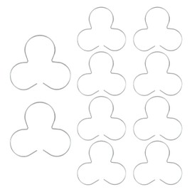 10 - Piece Heat Diffuser Set for Glass Cooktops & Electric Stoves - Protect Hob When Using Glass Cookware