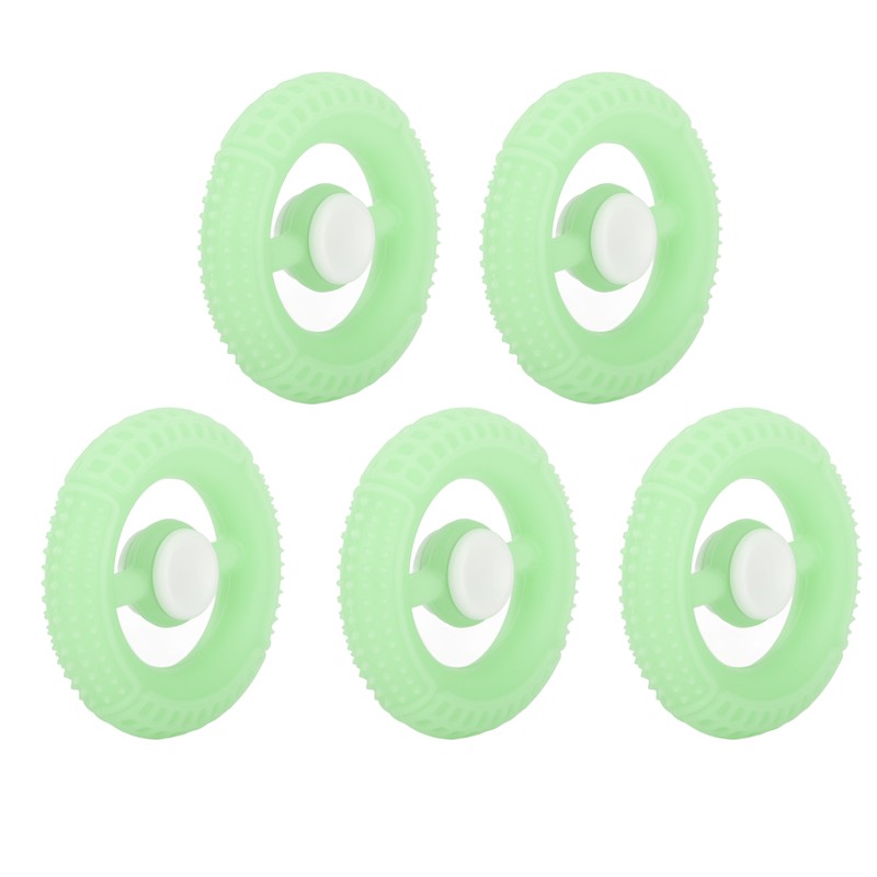 5PCS Rotating Spinning Round Grip Ring Tyre Shape Rotating Spinning