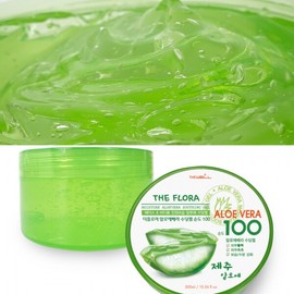 알로에베라 제주 알로에 수딩젤 순도100 300ml 보습 진정 수분크림 Aloe Vera Jeju Aloe Soothing Gel Pure 100 300ml Moisturizing Calming Hydrating Cream