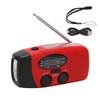 Hand Crank Radio Portable Self Powered Solar Weather Radio with