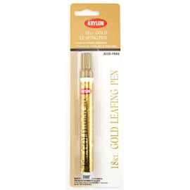 Krylon 18Kt Gold Metallic Leafing Pen Paint Marker Chisel Tip 18K 18 Karat