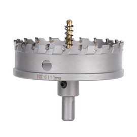 Vearter 110mm Carbide Hole Sawbit T.C.T Carbide Cobalt Steel Cutter Stainless Steel Sheet Iron Metal Cutters