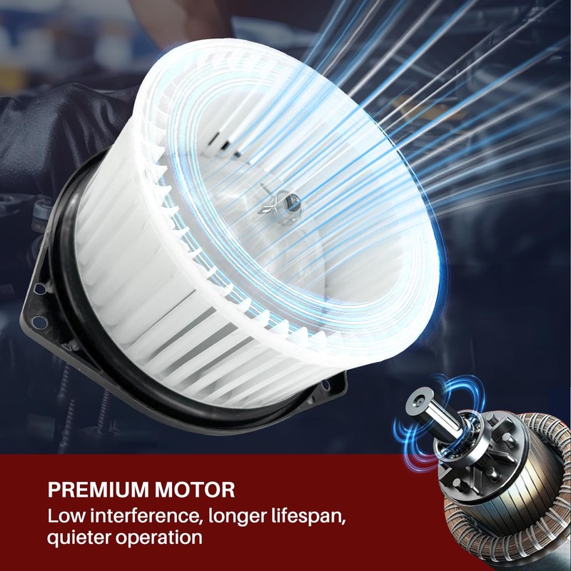 Aspligo 700113 AC Heater Blower Motor Fan Assembly Fit for