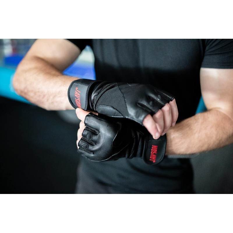 Weightlifting Gloves Genuine Leather for Men and Women Gym Gloves