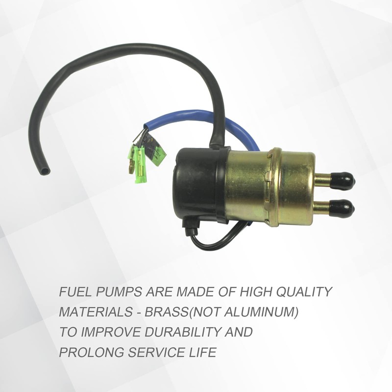Electric Fuel Pump 12v (8mm In/Outlet) Compatible with Kawasaki Mule