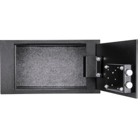 WinBest Solid Steel Floor Safe with Key Lock 0.22 Cubic Ft Storage