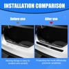 ZBGUN 1 PC Car Rear Bumper Protective Strips, 35.4" x