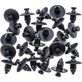 Rexka 25 pcs Bumper Cover Fender Liner Trunk Trim Panel Push-Type Retainer Clip for Volvo 3541113 940 960 C30 C70 S40 S60 S60L S80 S90 V50 V60 V70 V90 XC40 XC60 XC70 XC90