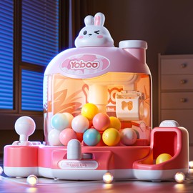 Skirfy Crane Game Toy, Educational Toy, For Home Use, Tabletop Game, Powerful Grip, Sound Sound, Glowing Up, Adjustable Volume, Gacha Capsule, Prize, Game Center, For Kids, Adults, Boys, Girls