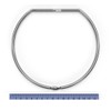 Heavy Duty Metal Jailer's Ring, 15 cm Diameter, 3-Pack, Hinged