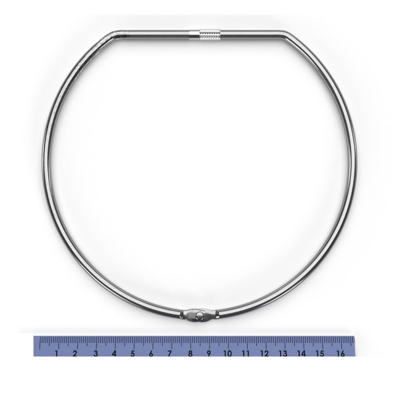 Heavy Duty Metal Jailer's Ring, 15 cm Diameter, 3-Pack, Hinged