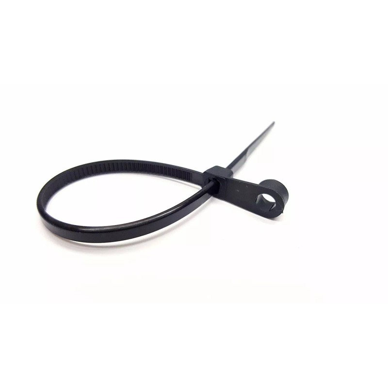 NiftyPlaza 8 Inch Mount Cable Ties 50 lbs Nylon Wrap