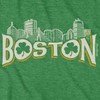 Chowdaheadz Boston Irish Skyline T-Shirt - Unisex Vintage Tee Soft