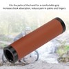 Bike Grips Shockproof Prevent Slip Soft Fiber Leather Handlebar Grips