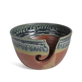 Holman Pottery Yarn Bowl, Desert Glaze