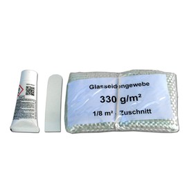 STC 250 g Reparaturharz Set inkl. Glasfasermatte Laminierharz Set Polyesterharz Set zur GFK Reparatur Reparaturharz Auto
