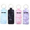 [LIFKOME] 4pcs Lipstick Bag Neoprene Key Holder Hanging Neck Lipstick