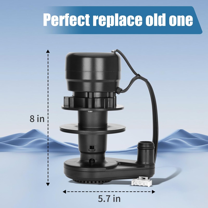 2008929 Ice Machine Water Pump - Compatible With Manitowoc, Replaces