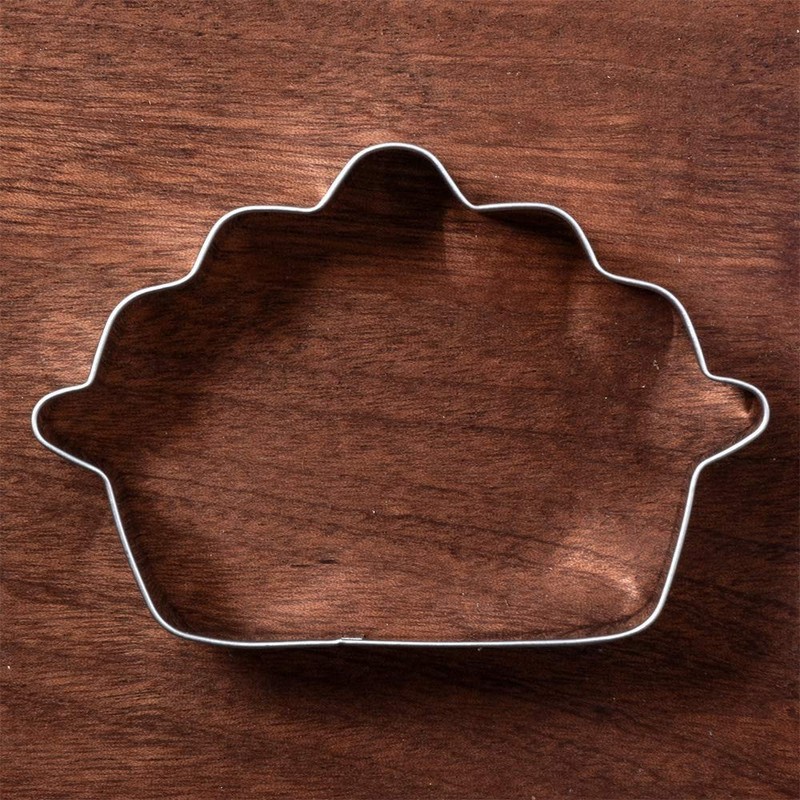 LILIAO Thanksgiving Pumpkin Pie Cookie Cutter - 4 x 2.6