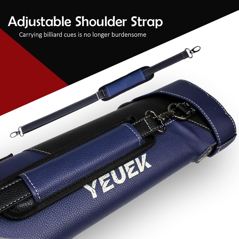 YEUEK Pool Cue Case,2x4 Holds Pool Stick Case with 2