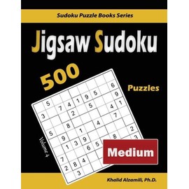 Jigsaw Sudoku: 500 Medium Puzzles