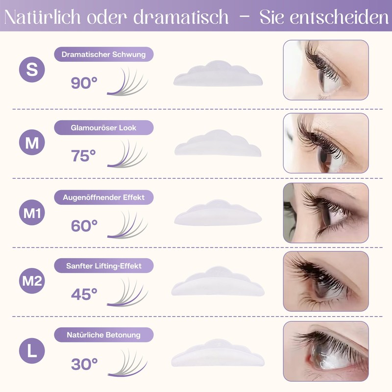 CALAILIS Eyelash Lifting Set, 2025 Updated Lash Lifting Set, Semi-Permanent