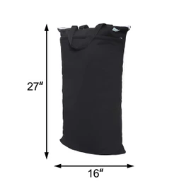 wegreeco Large Reusable Hanging Wet Dry Cloth Diaper Bag (Black)